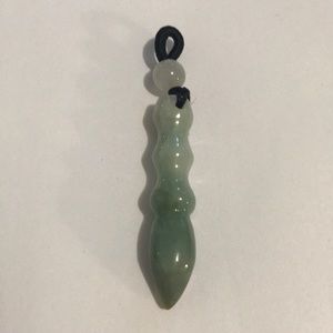 Grade A Writing Brush Natural Jade Pendant